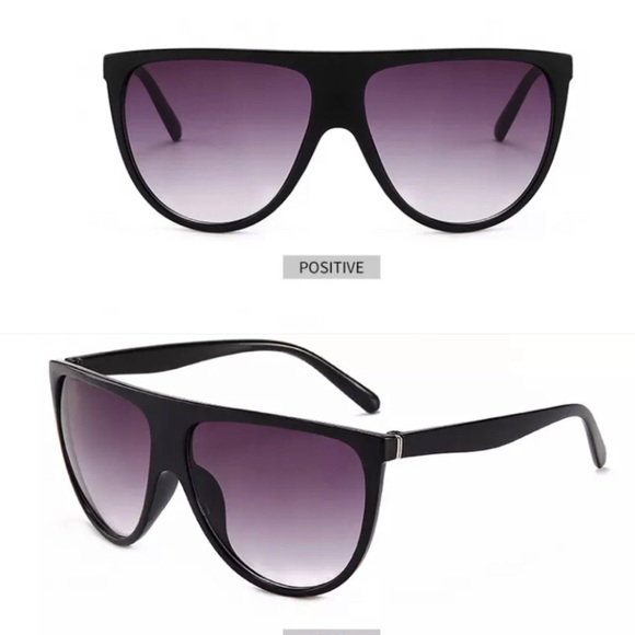 🆕 Oversized Flat Brow Sunglasses - Picture 4 of 6